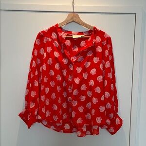 Anthropologie Maeve Seashell Women's Top